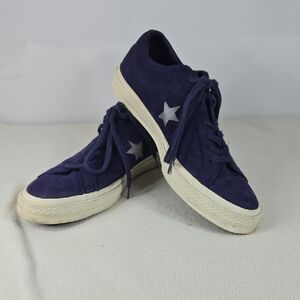 Converse Purple Suede Sneakers